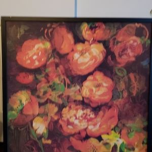 Flower wall art